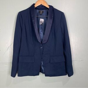 NWOT Jason Wu Tuxedo Jacket Navy Blue Size 10 Style A389314